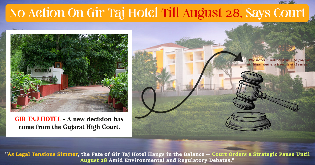 No Action On Gir Taj Hotel Till August 28, Says Court