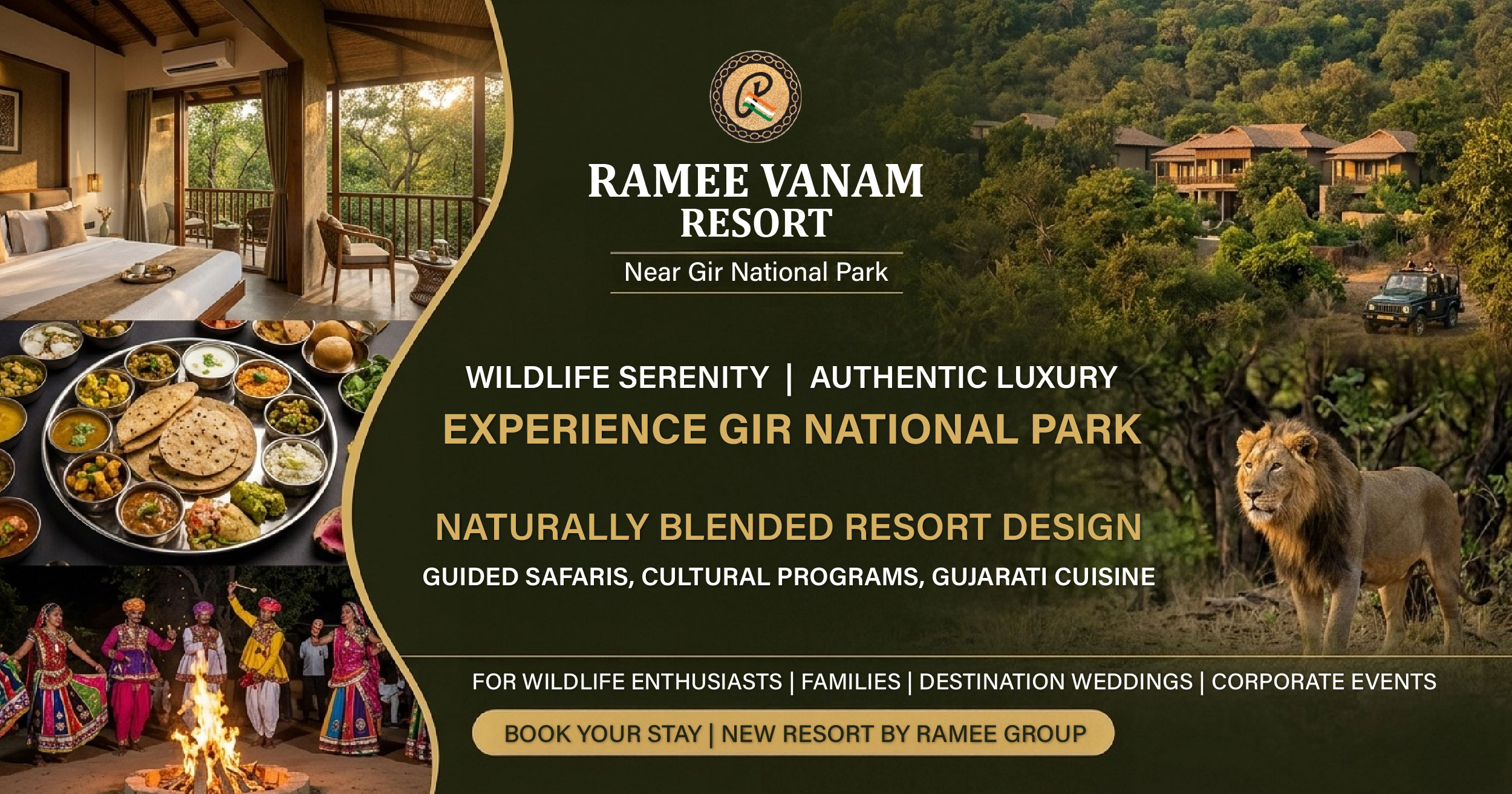 New Resort Near Gir National Park By Ramee Group
